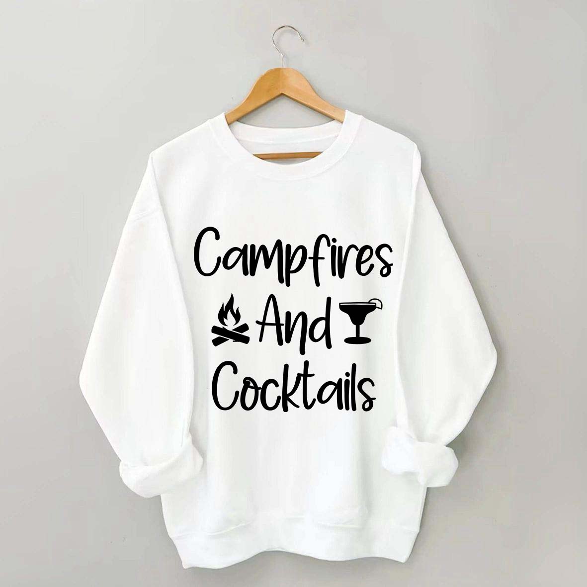 Campfires and Cocktails Sweatshirt