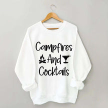 Campfires and Cocktails Sweatshirt