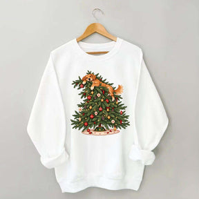 Christmas Tree Dogs Cute Sweatshirt