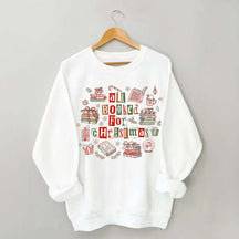 All Booked For Christmas Library Sweatshirt