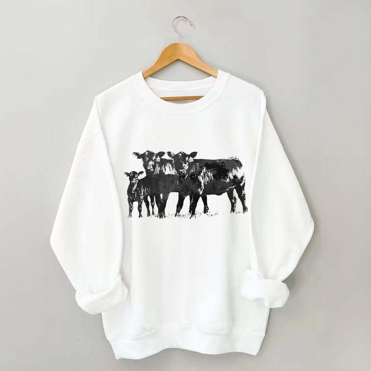 Cute Cow Western Country Love Sweatshirt