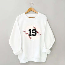 Custom Baseball Team Number Sweatshirt