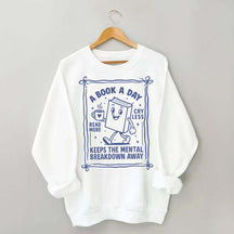 A Book A Day Bookworm Sweatshirt