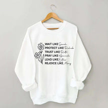 Floral Women Of The Bible Sweatshirt