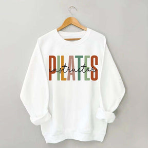 Pilates Instructor Comfort Colors Gym Workout Sweatshirt