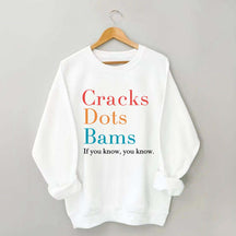 Cracks Dots Bams Sweatshirt