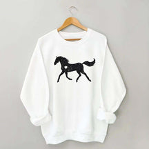 Glitter Horse Sweatshirt