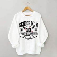Custom Senior Baseball Mom 2026 Sweatshirt