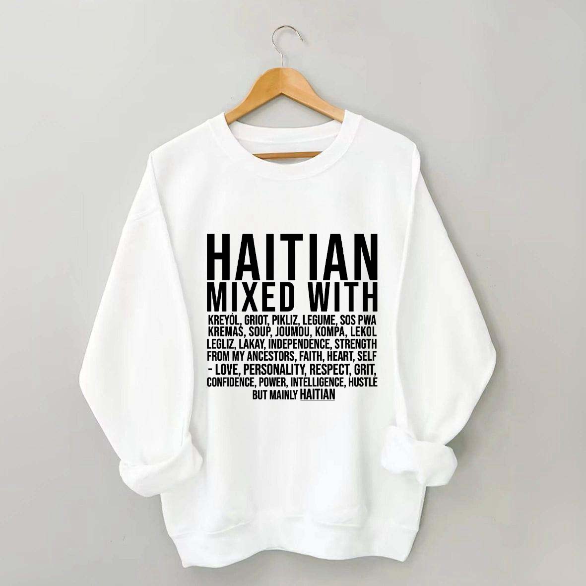 Haitian Definition Caribbean African Culture Sweatshirt