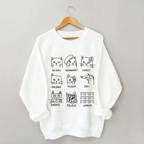Artistic Cats Inspired by Famous Painters Sweatshirt