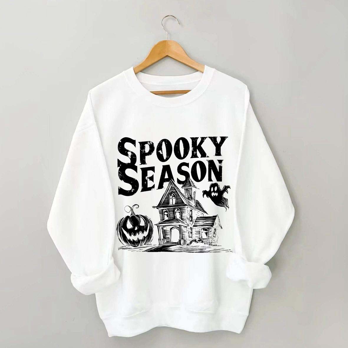 Spooky Season Haunted House Sweatshirt