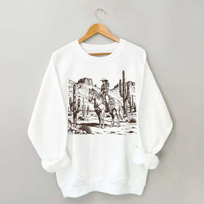 Retro Cowgirl Graphic Sweatshirt