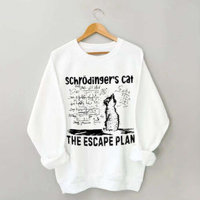 Funny Physics Science Cat Sweatshirt