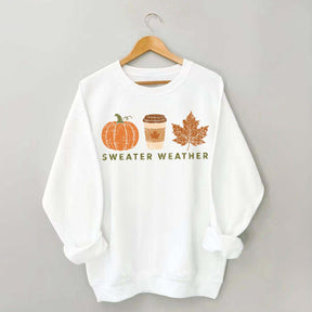 Cozy Autumn Sweater Weather Sweatshirt