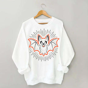 Retro Bat Spooky Season Sweatshirt
