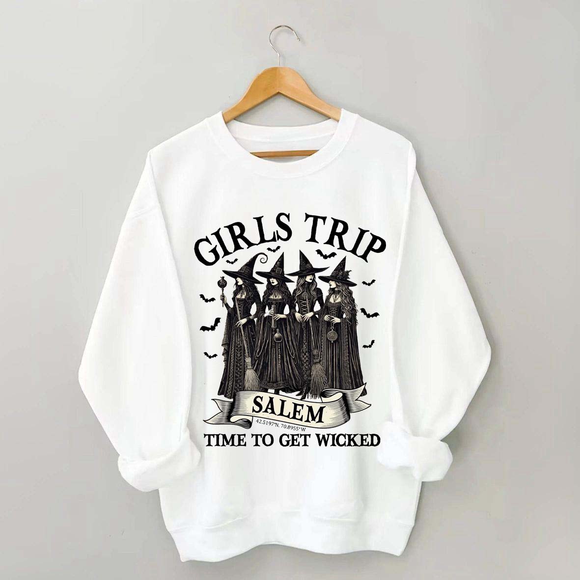 Retro Girls Trip Salem Sweatshirt