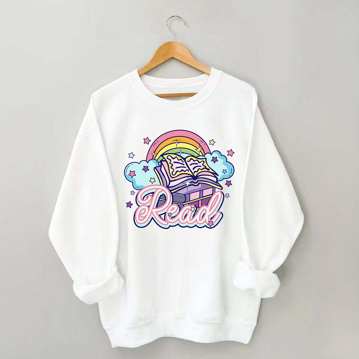 Rainbow School Book Lover Sweatshirt