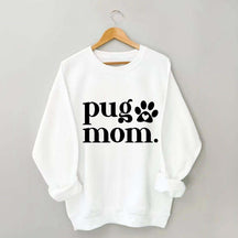Pug Mom Minimalist Sweatshirt