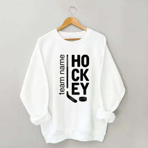 Personalized Hockey Mom Team Name Sweatshirt