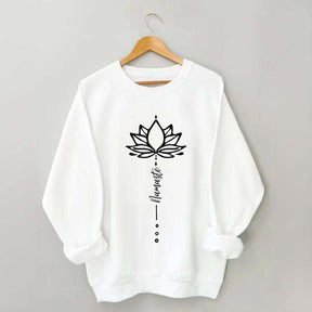 Namaste Floral Yoga Sweatshirt