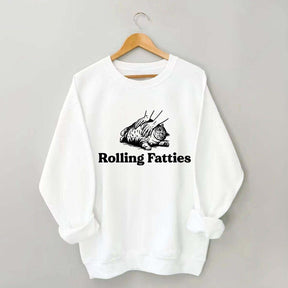 Cute Rolling Fatties Cat Sweatshirt