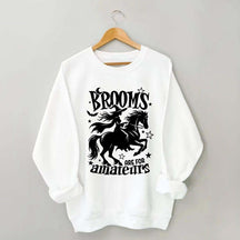 Funny Witch Riding Horse Sweatshirt
