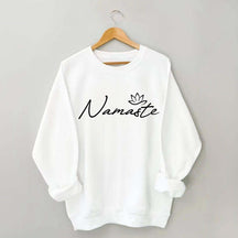 Namaste Yoga Meditation Flower Sweatshirt
