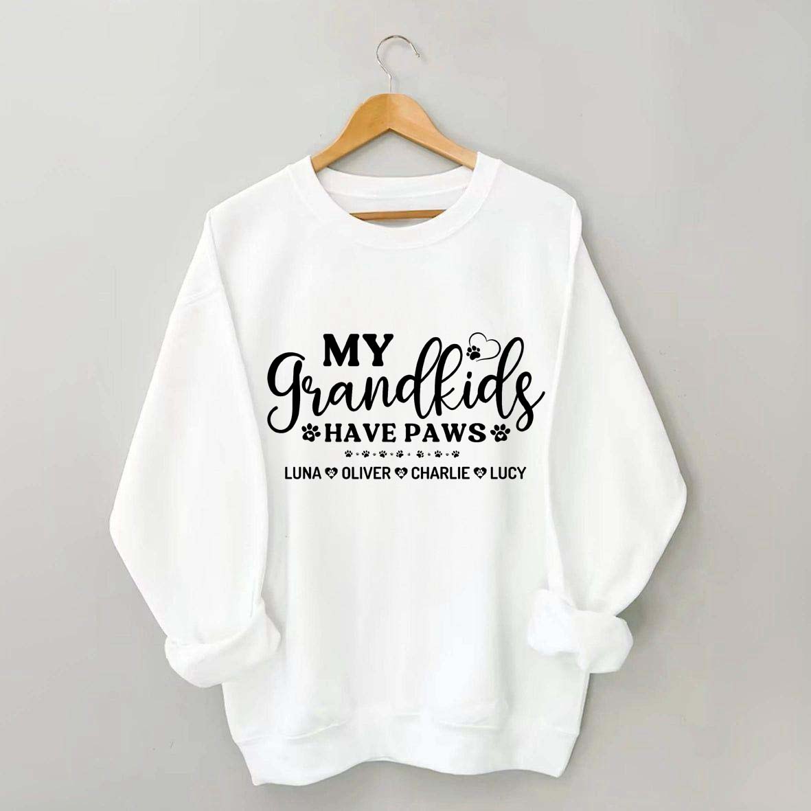 Personalized Fur Grandma Dog Sweatshirt