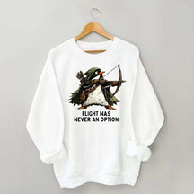 Tactical Penguin Flight Was Never An Option Sweatshirt