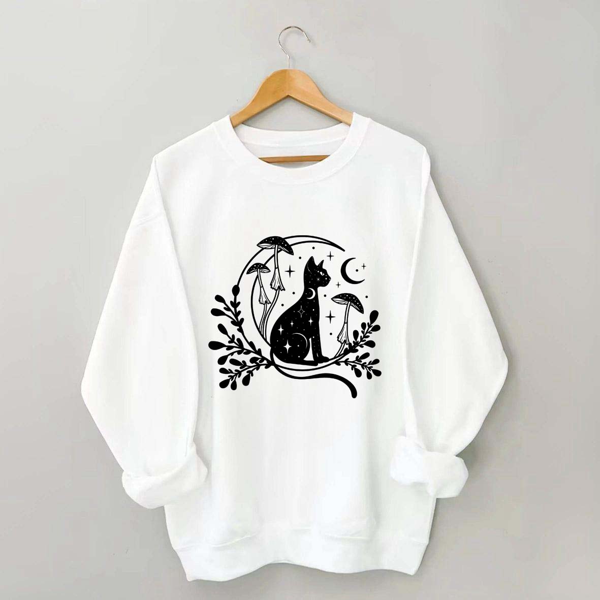 Celestial Cat Spiritual Sweatshirt