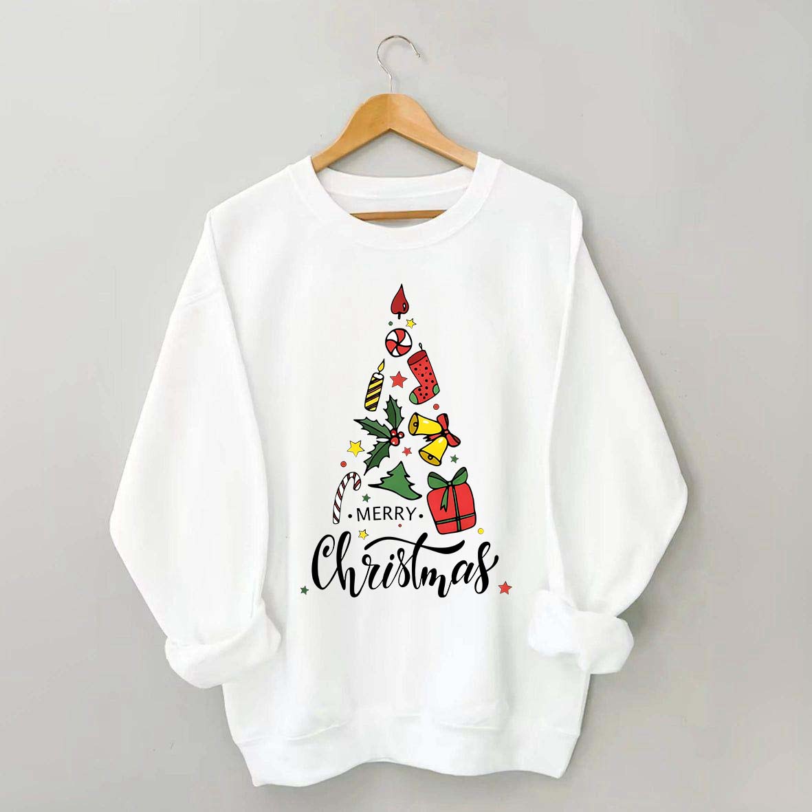 Merry Christmas Tree Gift Sweatshirt