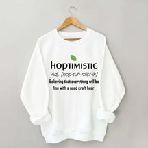Hoptimistic Beer Drinker Sweatshirt