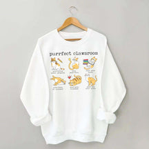 Teacher Puns Cat Lover Sweatshirt