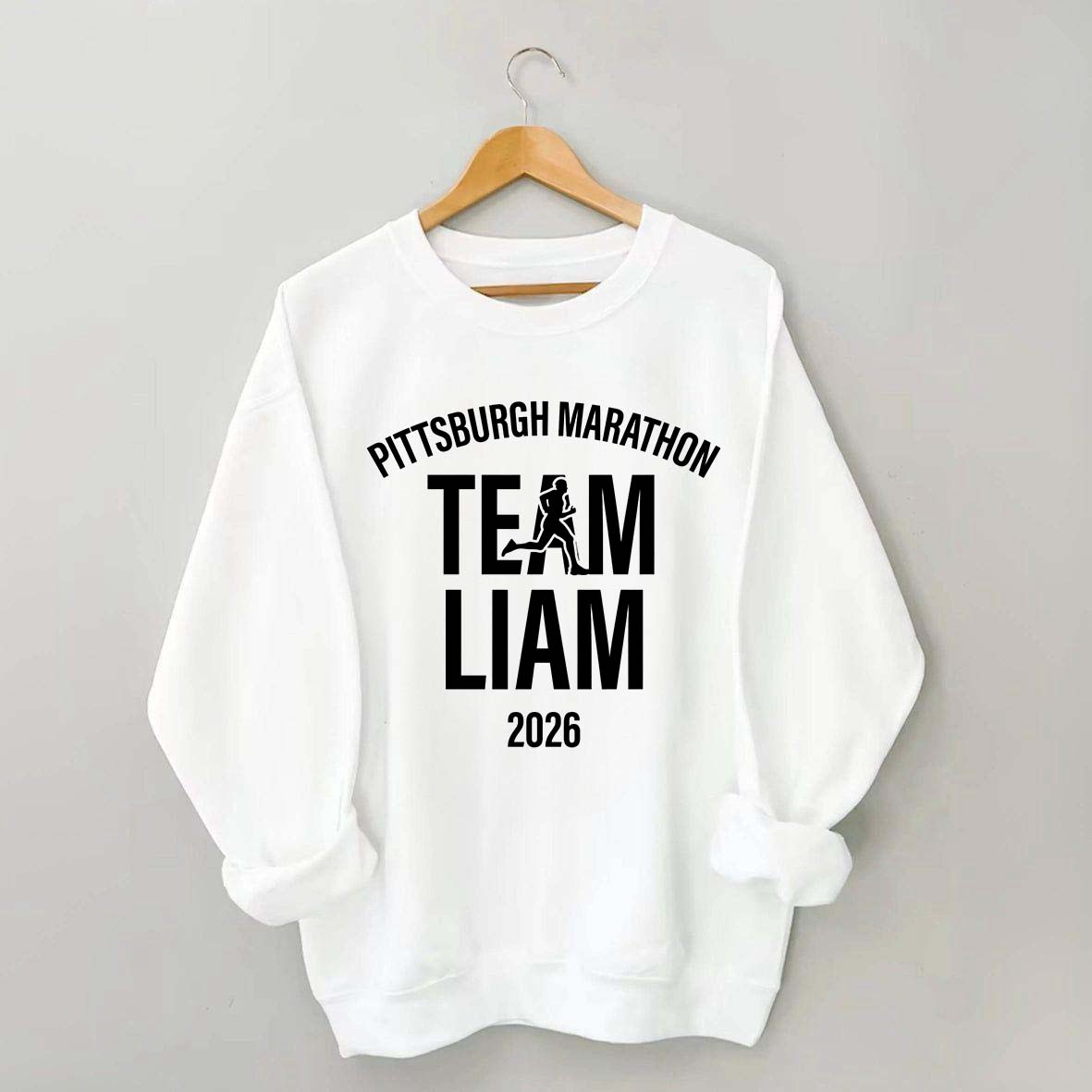 Custom Supporter Team Group Runner's Race Team Sweatshirt
