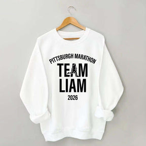 Custom Supporter Team Group Runner's Race Team Sweatshirt
