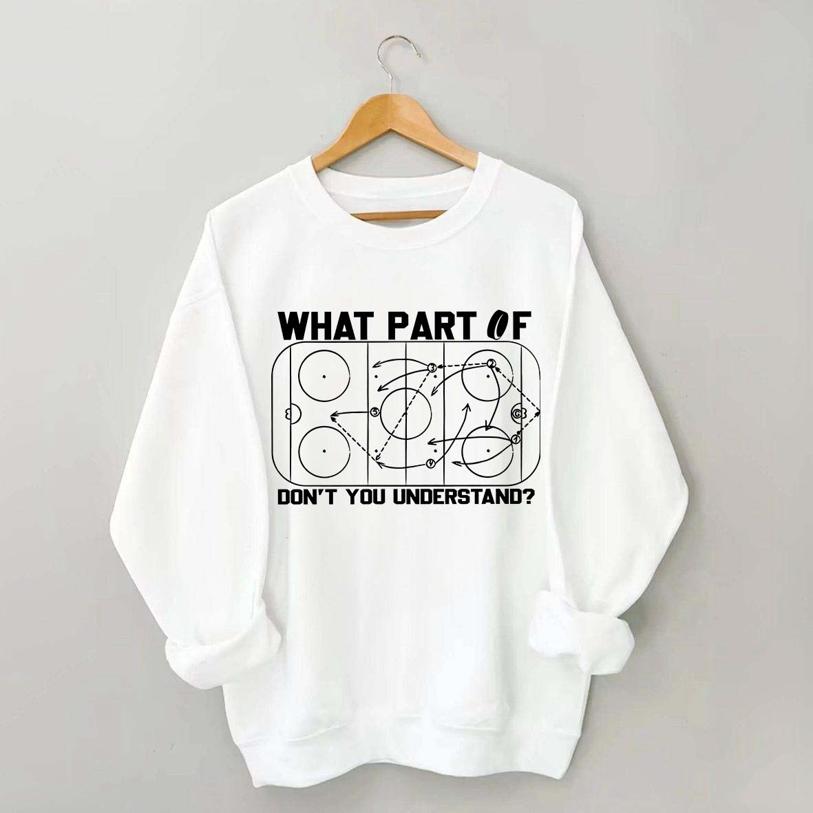 Hockey Coach Roster Sweatshirt