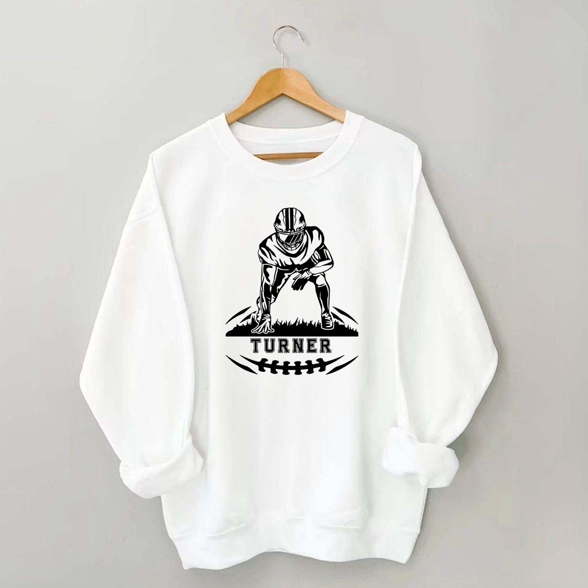 Custom Football Player Game Day Sweatshirt