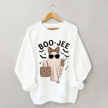 Boo-Jee Ghost Leopard Sweatshirt