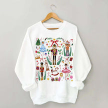 Vintage Christmas Nutcracker Holiday Sweatshirt
