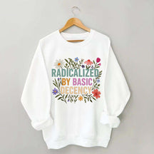 Progressive Floral Political Sweatshirt