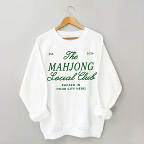 Personalized Mahjong Social Club Sweatshirt