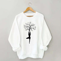 Yoga Tree Pose Sweatshirt