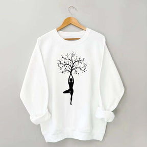 Yoga Tree Pose Sweatshirt