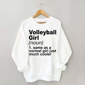 Volleyball Girl Definition Funny Sweatshirt