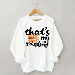 Custom Basketball Name & Number Sweatshirt