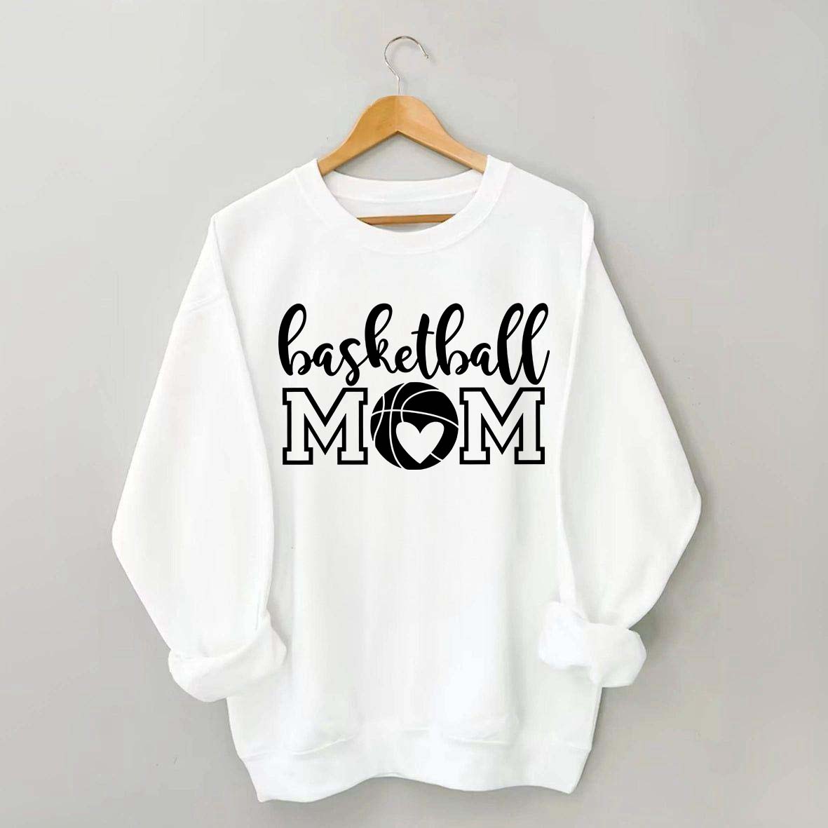 Basketball New Mom Sweatshirt