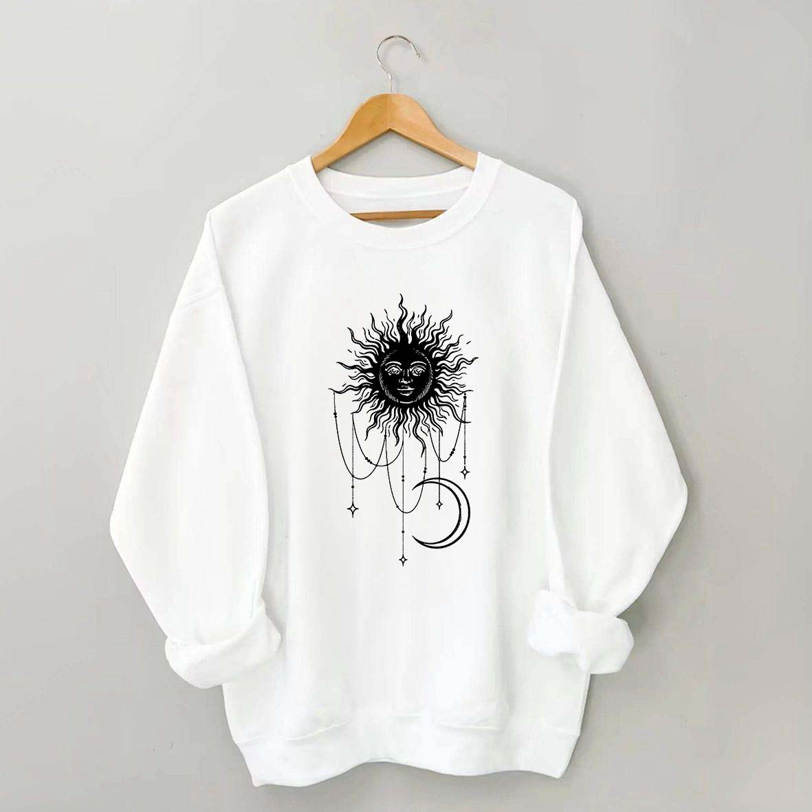 Widow's Bay Patricia Celestial Sun Moon Sweatshirt