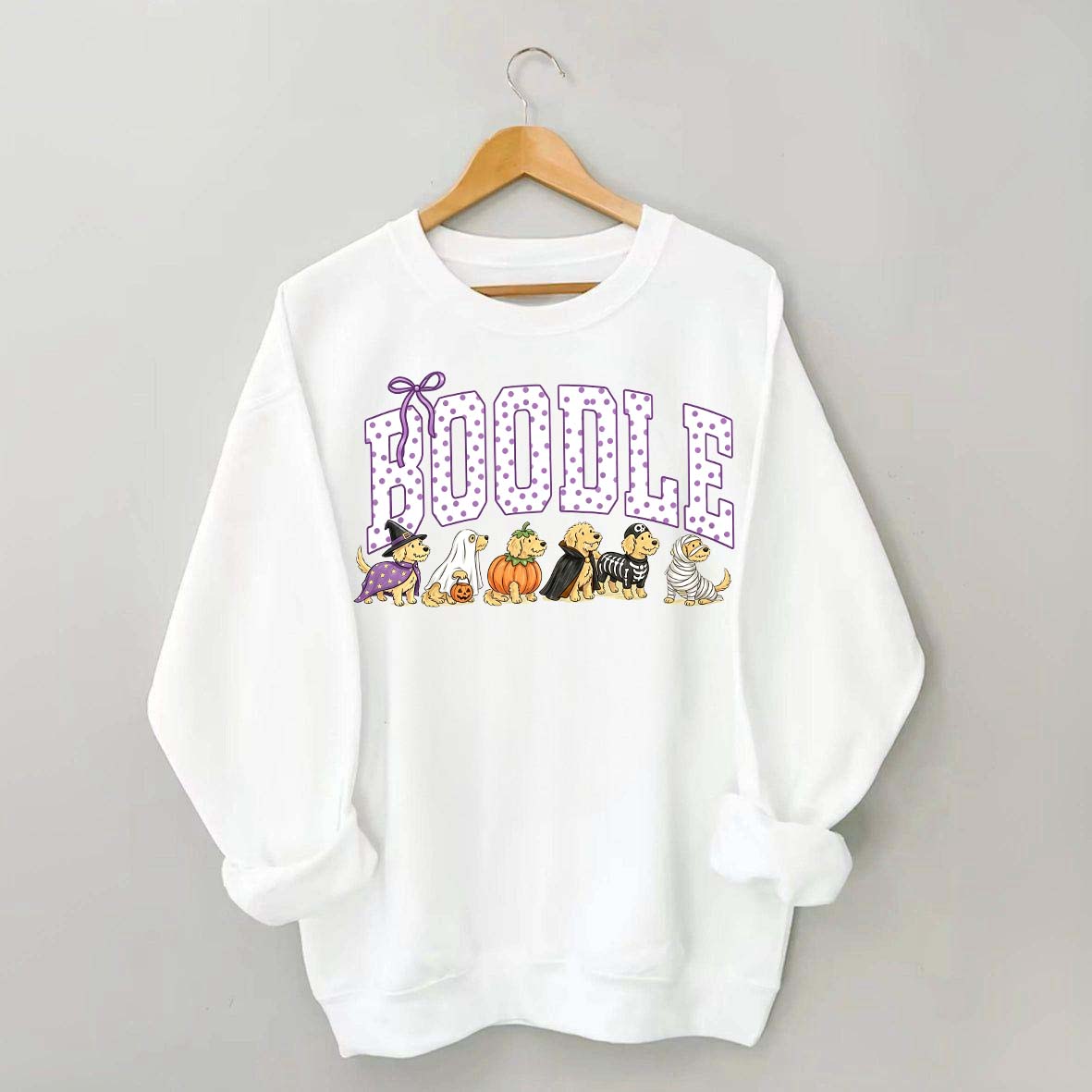 Halloween Goldendoodle Cute Dogs Sweatshirt