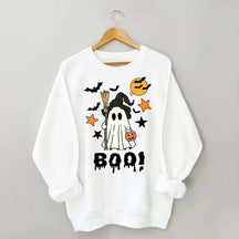 Halloween Boo Ghost Spooky Fall Sweatshirt