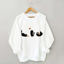 Comfort Colors Black Cats Fall Sweatshirt